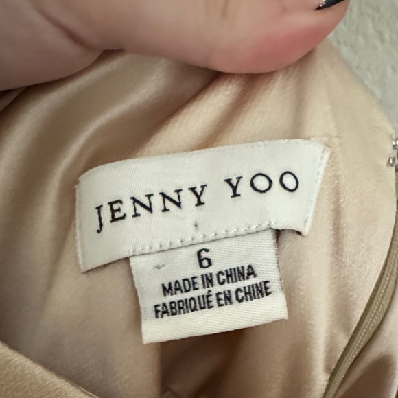 Jenny Yoo Champagne Maxi Dress - Picture 4 of 6